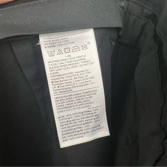 BANANA REPUBLIC Cruise Wide-Leg Pants Black 8 Regular Women’s - Picture 10 of 11